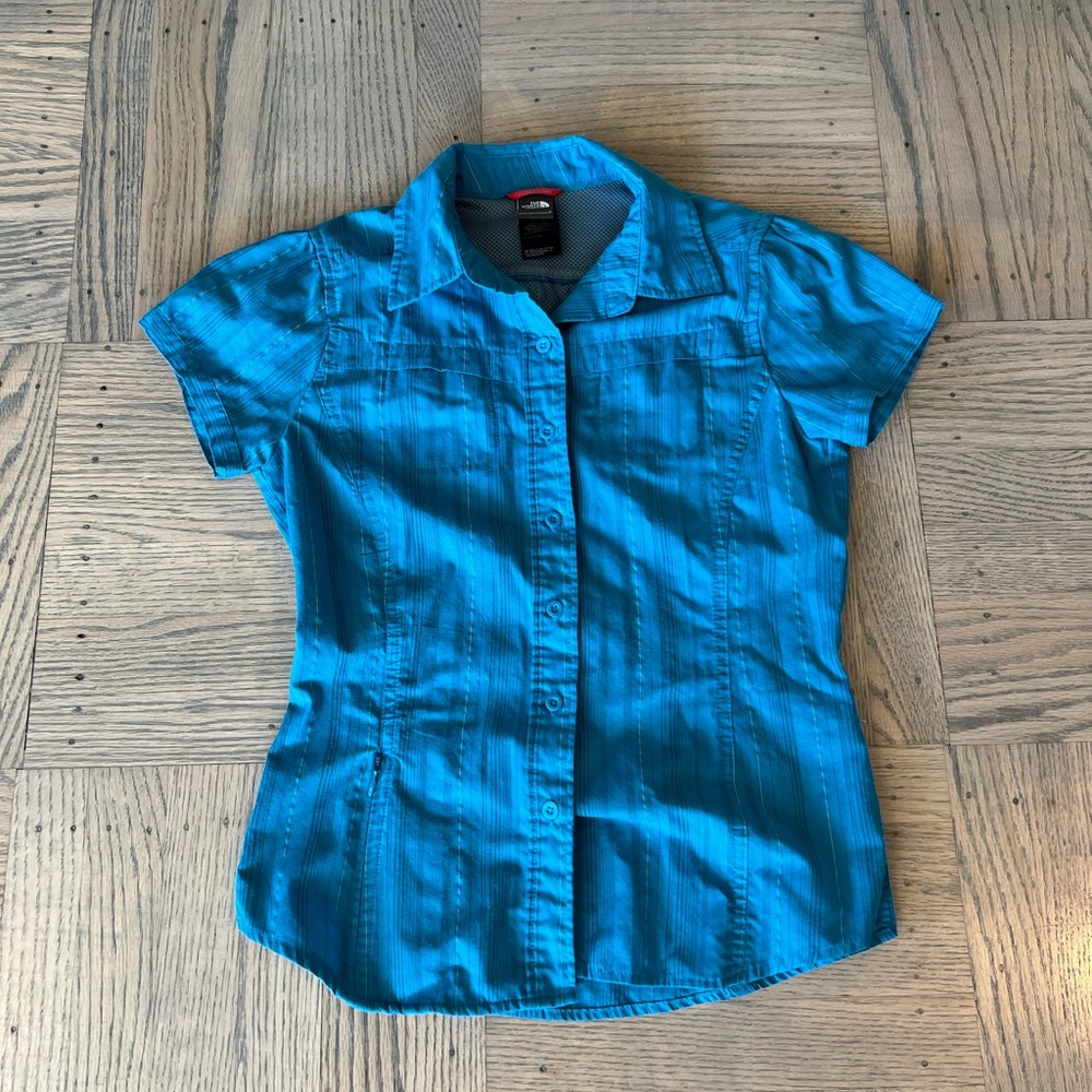Women’s The North Face Blue Hiking Shirt